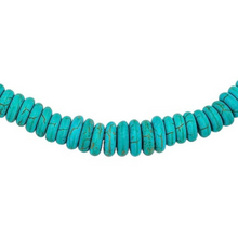 Load image into Gallery viewer, TURQUOISE DONUT NECKLACE
