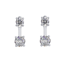 Load image into Gallery viewer, WHITE TOPAZ EAR JACKET
