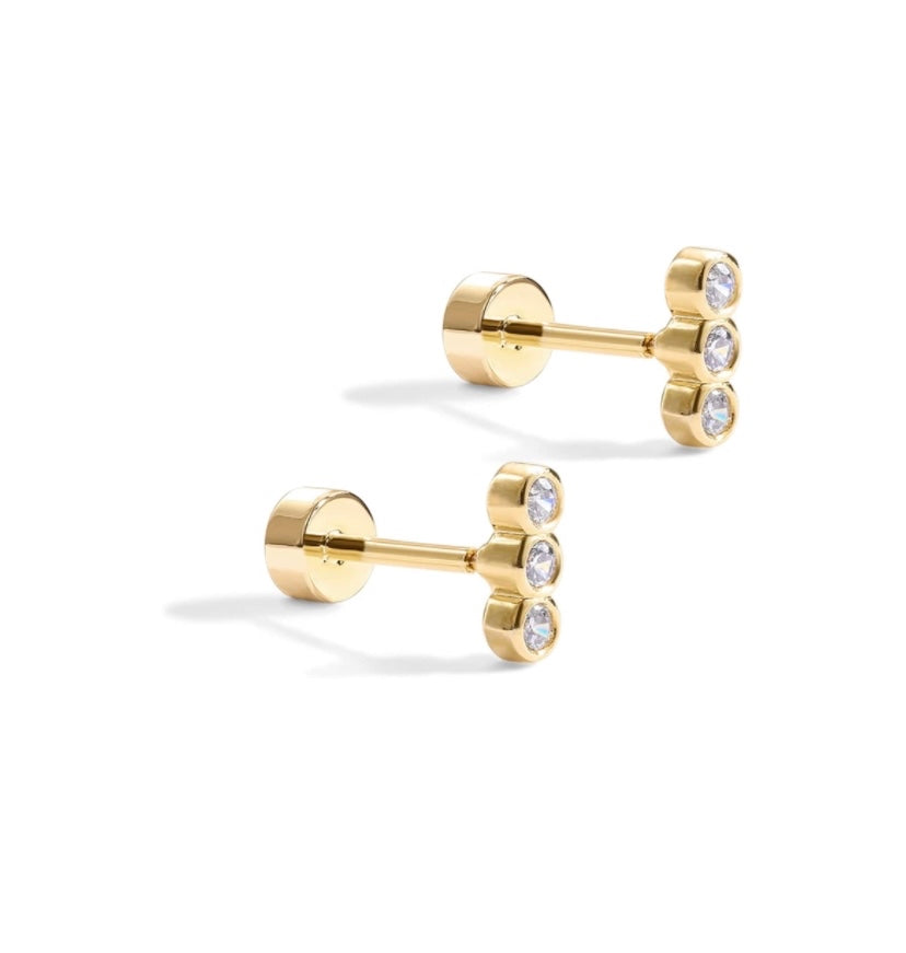 SLEEPER GEMSTONE STUDS