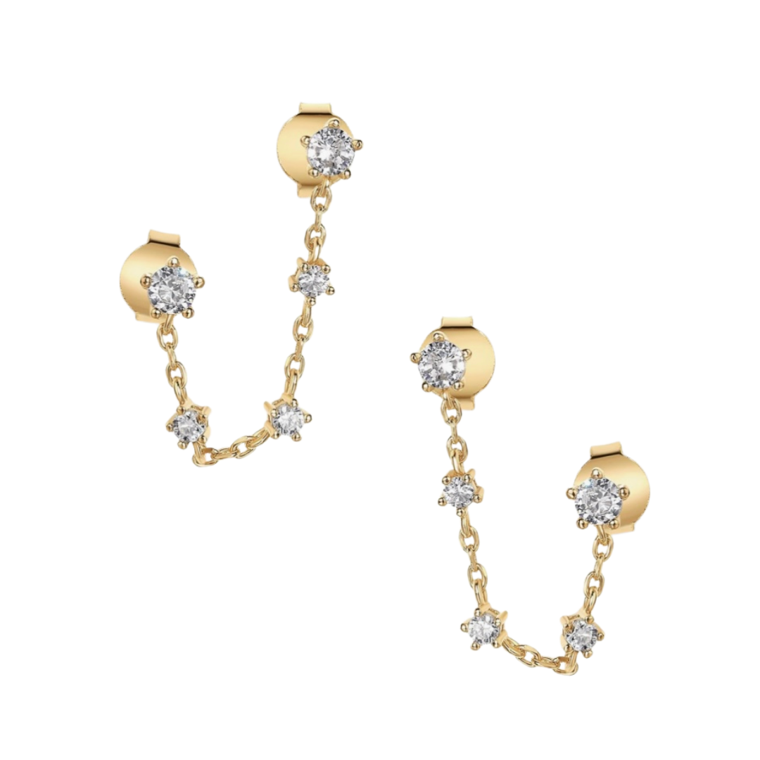 DOUBLE SWEEP EARRINGS