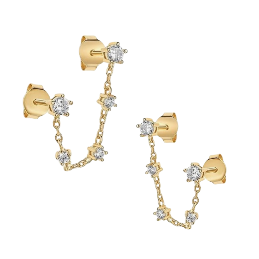 DOUBLE SWEEP EARRINGS