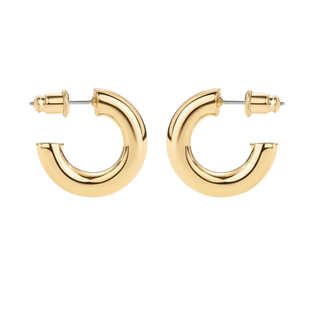 CHUNKY GOLD HOOPS