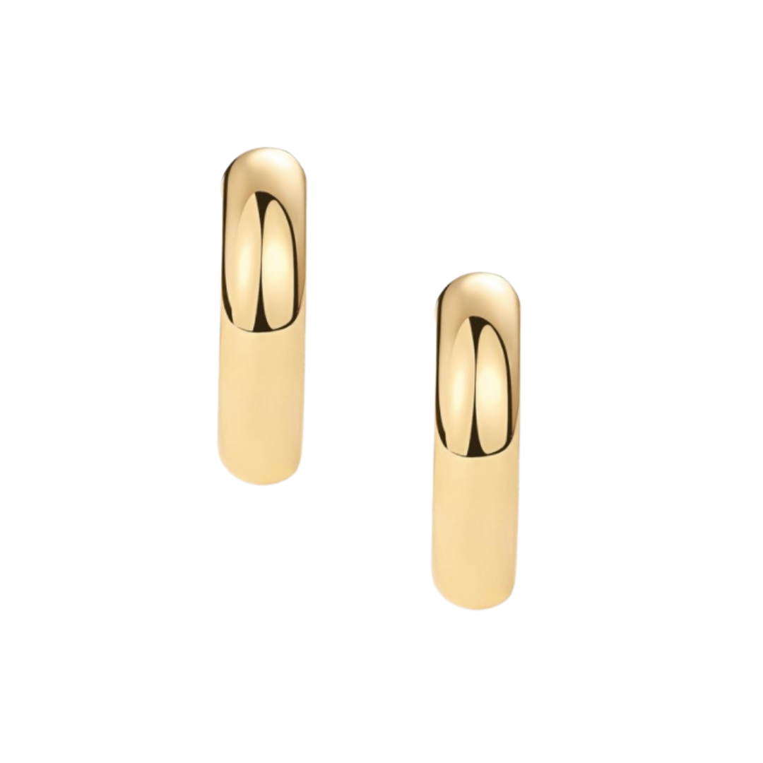 CHUNKY GOLD HOOPS