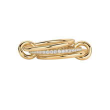 Load image into Gallery viewer, LINKED RING WHITE TOPAZ
