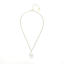 Load image into Gallery viewer, P E A R L A  CURB CHAIN NECKLACE
