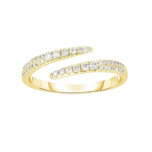 Load image into Gallery viewer, DIAMOND OPEN WRAP RING
