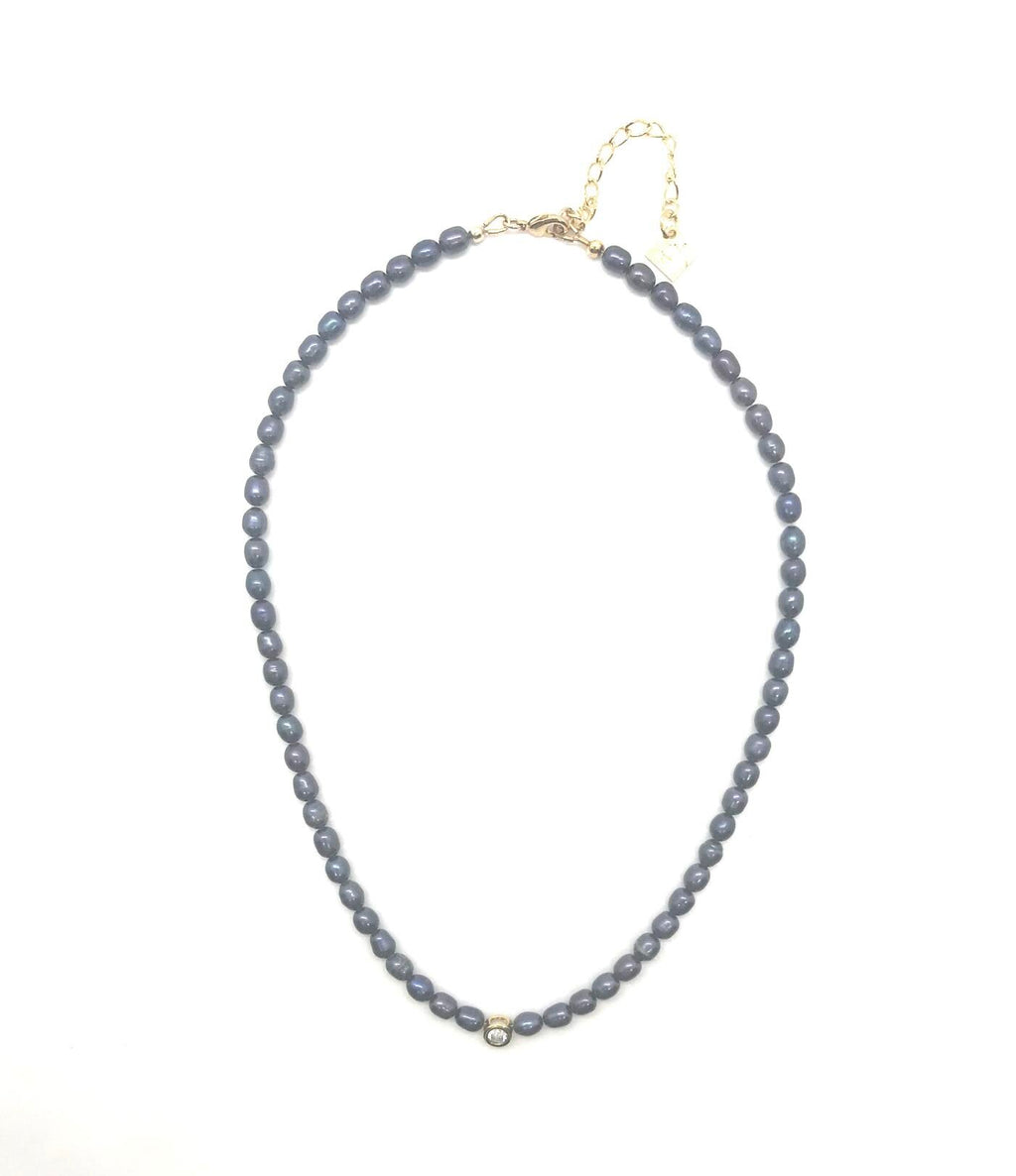 BLACK PEARL NECKLACE