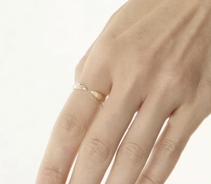 SOLID GOLD OPEN RING