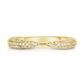 TRIPLE ROW OPEN DIAMOND RING