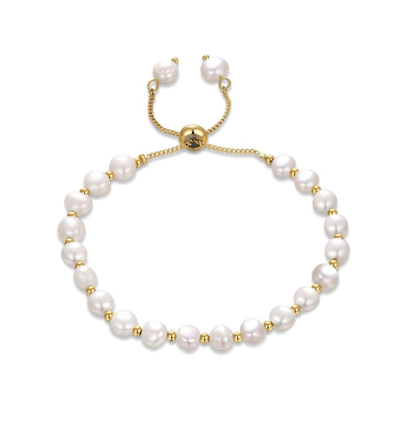 Pearl Adjustable Bracelet