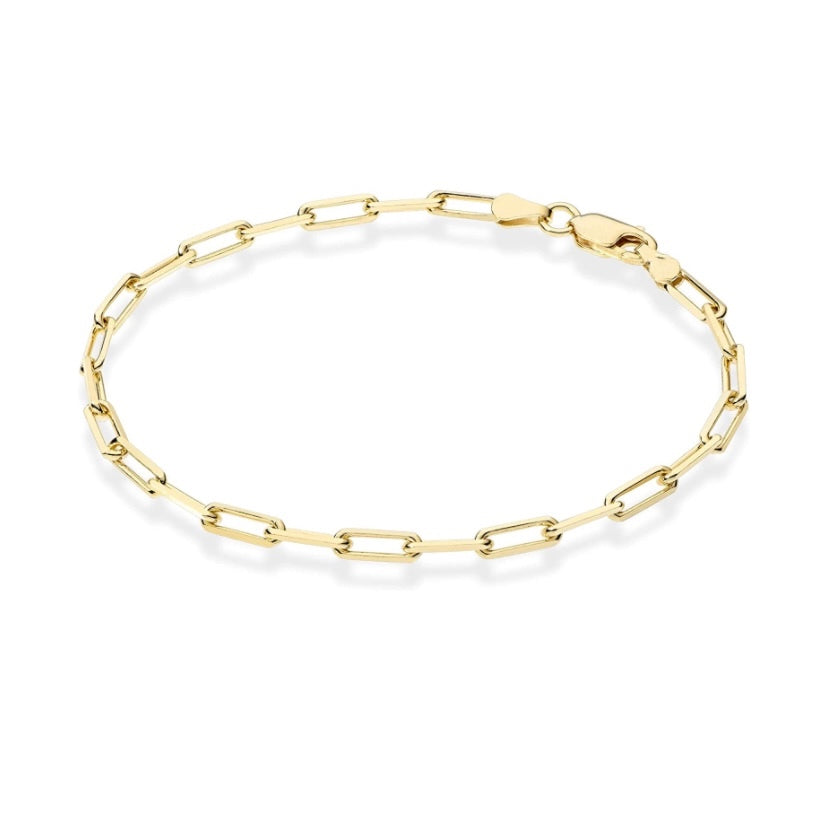Paper clip Chain Bracelet