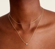 Load image into Gallery viewer, BAGUETTE LAYERED NECKLACE
