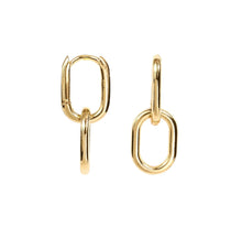 Load image into Gallery viewer, LINK gold earrings
