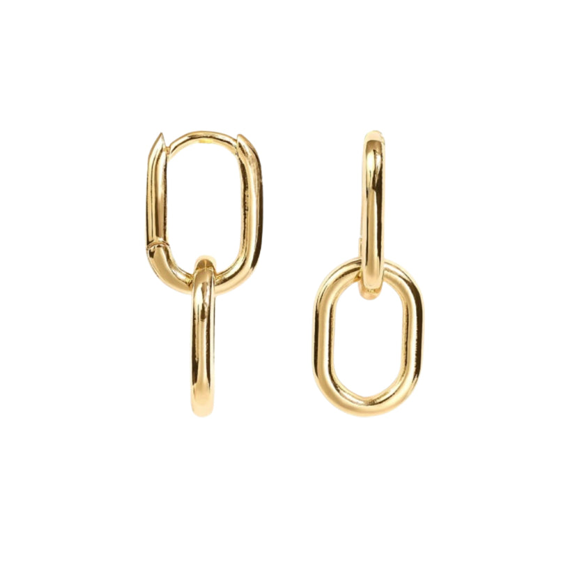 LINK gold earrings